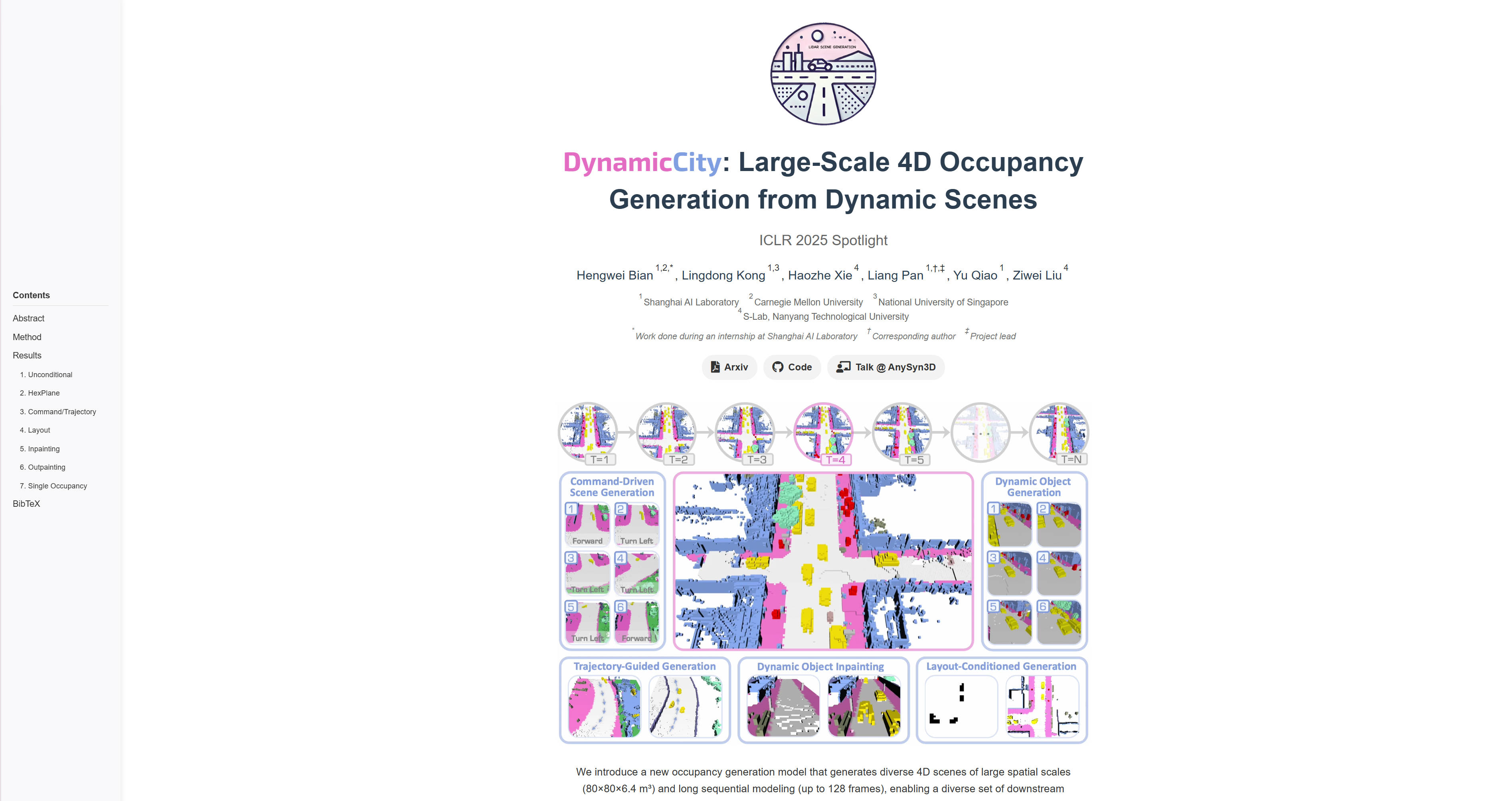Dynamiccity: Large-scale 4d occupancy generation from dynamic scenes