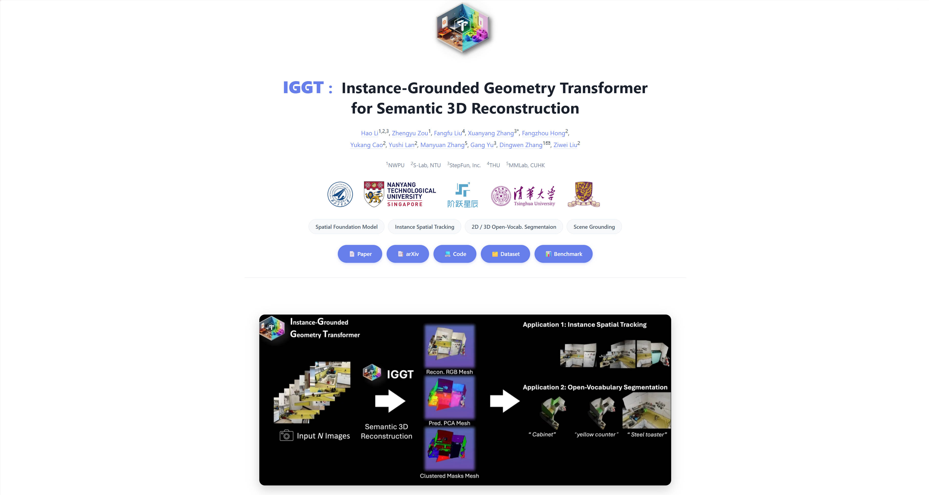 IGGT: Instance-Grounded Geometry Transformer for Semantic 3D Reconstruction
