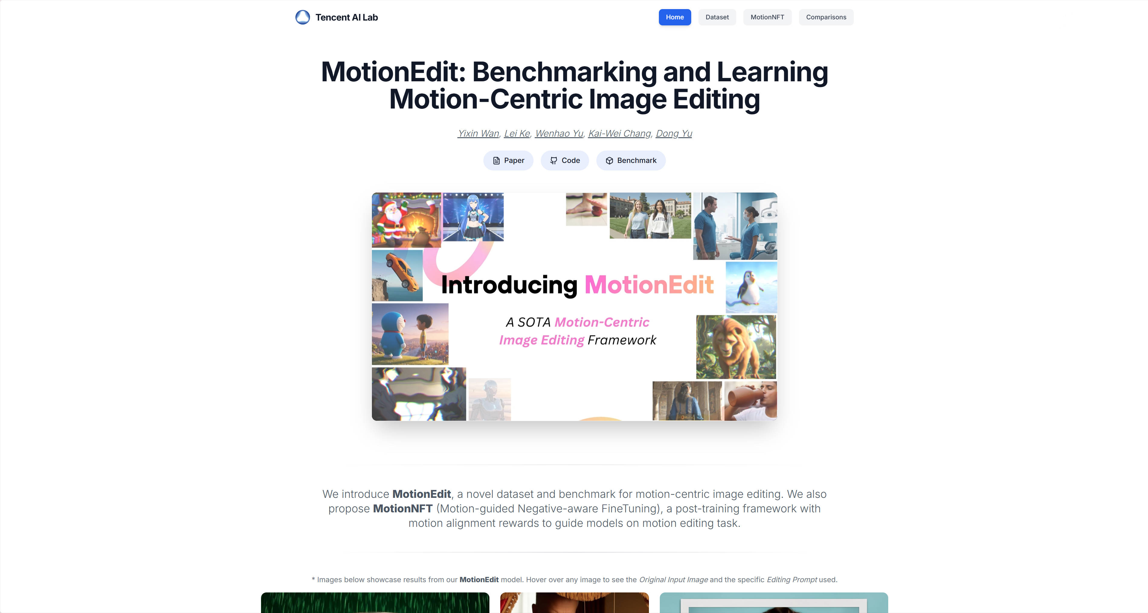 MotionEdit: Benchmarking and Learning Motion-Centric Image Editing