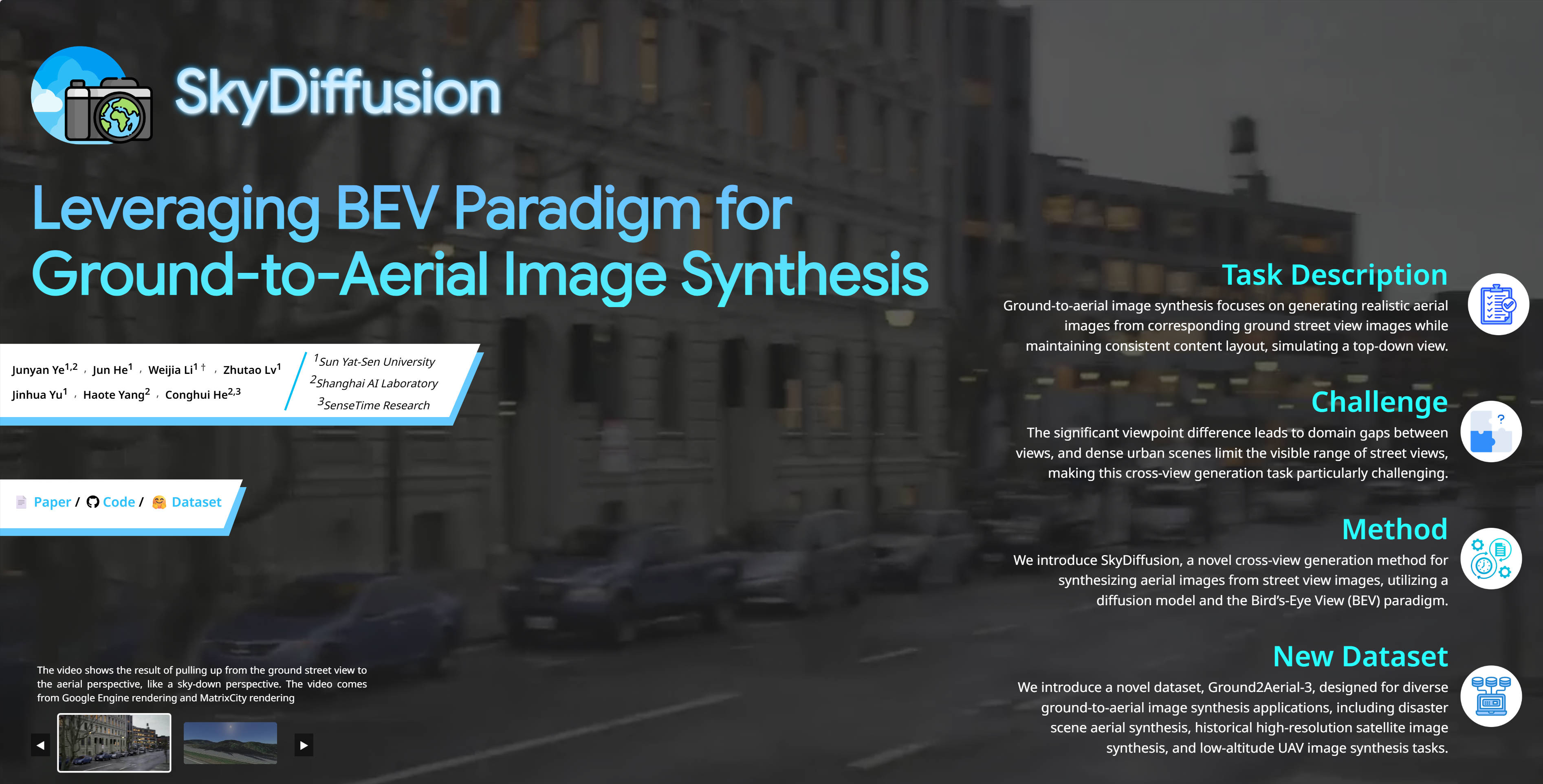 SkyDiffusion: Ground-to-Aerial Image Synthesis with Diffusion Models and BEV Paradigm