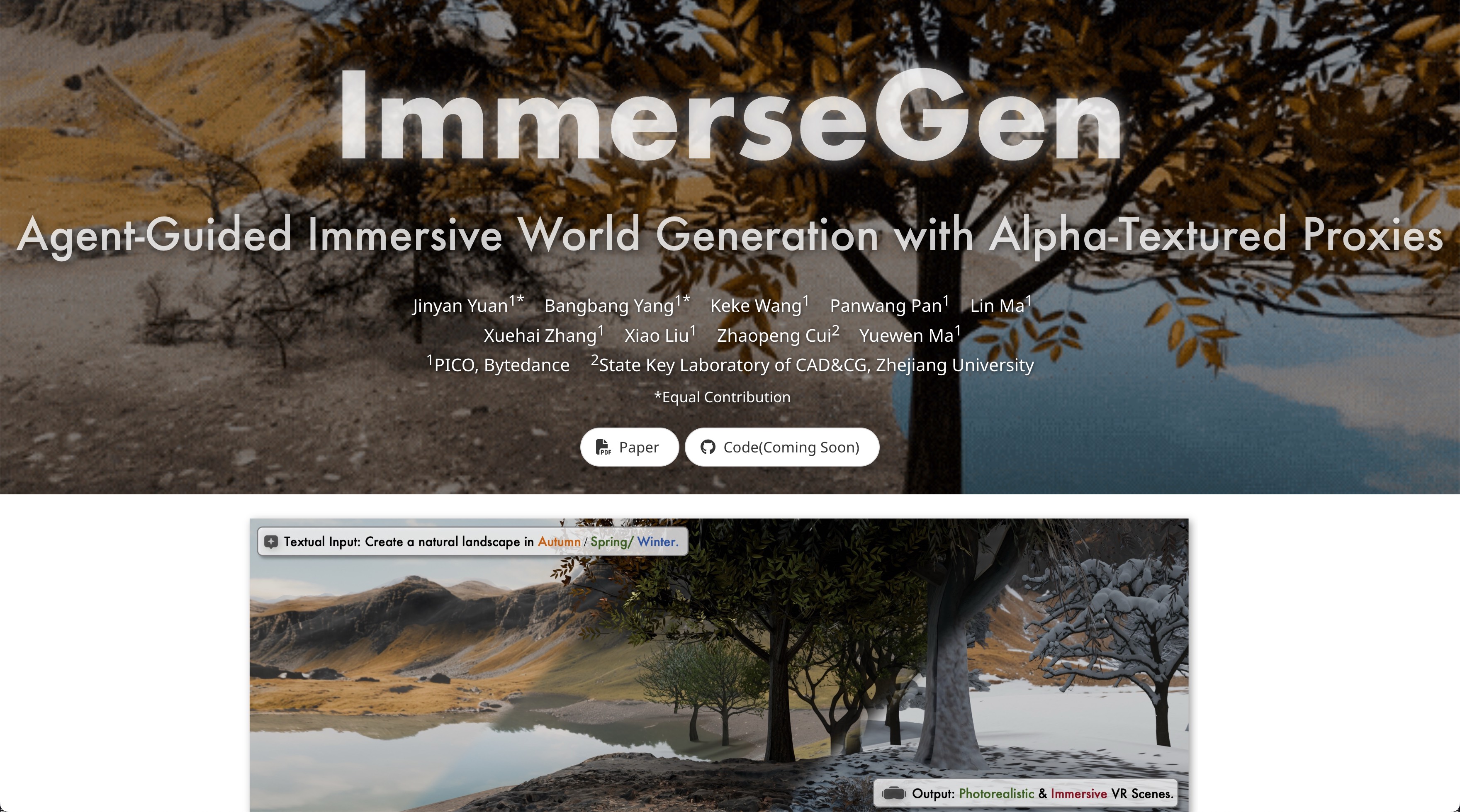 ImmerseGen: Agent-Guided Immersive World Generation with Alpha-Textured Proxies